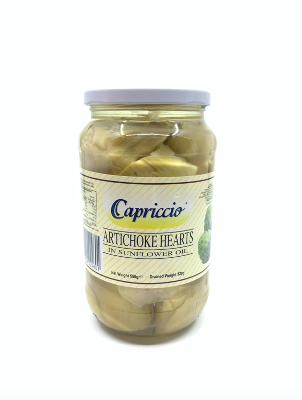 Artichoke Hearts in Sunflower Oil 550g